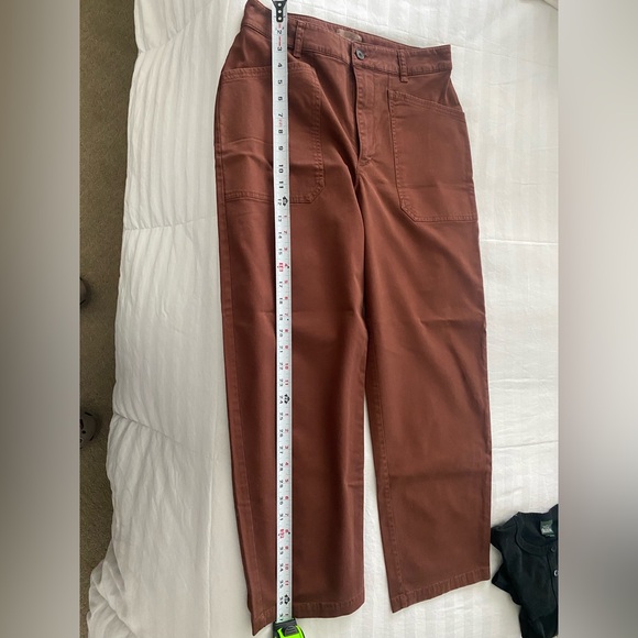 Universal Thread High-Rise Straight Leg Pants Rust Brown Size 8 - Picture 11 of 11